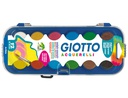 [F351200] ACUARELA GIOTTO 12 COLORES ESTUCHE DE PLASTICO