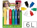 [DL000014] BARRA MAQUILLAJE FACE STICK 6 COLORES SURTIDOS