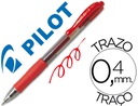 [NG2R] BOLIGRAFO PILOT G-2 ROJO TINTA GEL -RETRACTIL -SUJECION DE CAUCHO