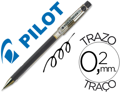 BOLIGRAFO PILOT PUNTA AGUJA G-TEC-C4 NEGRO