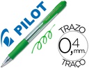 [NSGV] BOLIGRAFO PILOT SUPER GRIP VERDE RETRACTIL SUJECION DE CAUCHO TINTA BASE DE ACEITE