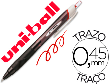 BOLIGRAFO UNI-BALL JET STREAM SPORT SXN-150 ROJO