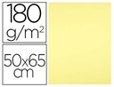 [CT50] CARTULINA LIDERPAPEL 50X65 180 GR AMARILLO MEDIO PAQUETE DE 25