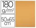 [CT44] CARTULINA LIDERPAPEL 50X65 180 GR AVELLANA PAQUETE DE 25.