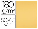 [CT49] CARTULINA LIDERPAPEL 50X65 180 GR ORO PAQUETE DE 25