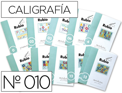 CUADERNO RUBIO ESCRITURA 10