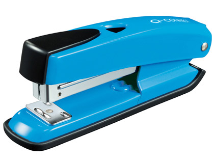 GRAPADORA Q-CONNECT KF02151 PLASTICO ABS AZUL -CAPACIDAD 20 HOJAS