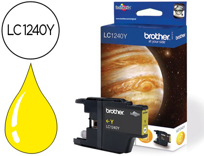 INK-JET BROTHER LC-1240Y AMARILLO -600PAG- MFC-J6510DW MFC-J6710DW MFC-J6910DW