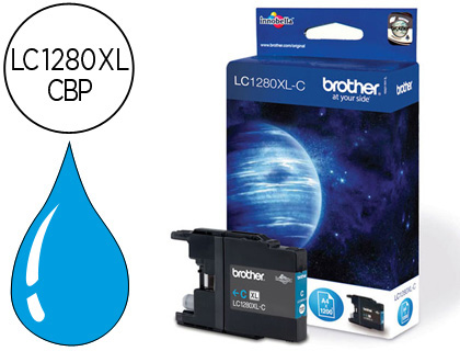 INK-JET BROTHER LC-1280XLCBP CIAN -1,200PAG- MFC-J6510DW MFC-J6710DW MFC-J6910DW