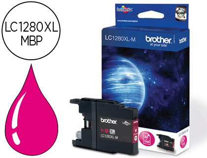 INK-JET BROTHER LC-1280XLMBP MAGENTA -1,200PAG- MFC-J6510DW MFC-J6710DW MFC-J6910DW