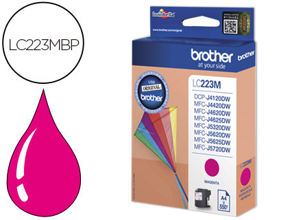 INK-JET BROTHER LC-223CBP MAGENTA DCP4120DW MFCJ4420DW MFCJ4620DW MFCJ5320DW 550 PAG