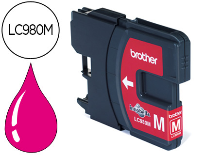 INK-JET BROTHER LC-980M DCP-145/DCP-165/MFC-250/MFC- 290 MAGENTA