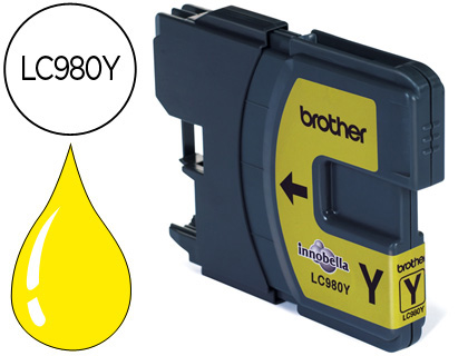 INK-JET BROTHER LC-980Y DCP-145/DCP-165/MFC-250/MFC- 290 AMARILLO