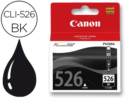 INK-JET CANON CLI-526 BK NEGRO