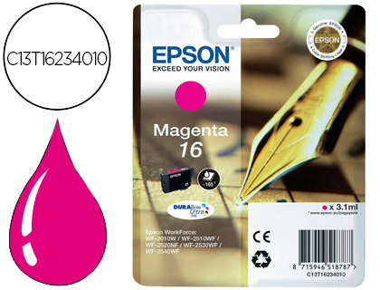 INK-JET EPSON 16 WF2010W WF2510WF WF2520NF WF2530WF WF2540WF MAGENTA 175 PAG