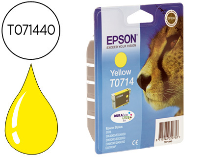 INK-JET EPSON STYLUS D78 DX4000/DX4050/DX500/DX5050 DX6000/DX6050/DX7000F AMARILLO