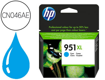 INK-JET HP 951XL CIAN CN046AE CAPACIDAD 1500 PAG