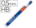 [250 05-HB] MINAS STAEDTLER MARS MICRO GRAFITO 0,5 MM HB TUBO CON 12 MINAS