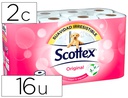 [17191] PAPEL HIGIENICO SCOTTEX 2 CAPA S ORIGINAL PAQUETE 16 ROLLOS