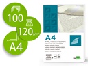 [VJ03] PAPEL VERJURADO LIDERPAPEL A4 120G/M2 CREMA PAQUETE DE 100