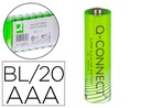 [KF10849] PILA Q-CONNECT ALCALINA AAA -PAQUETE CON 20 PILAS