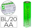 [KF10848] PILA Q-CONNECT ALCALINA AA -PAQUETE CON 20 PILAS