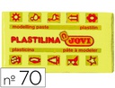 [70-02] PLASTILINA JOVI 70 AMARILLO CLARO -UNIDAD -TAMAÑO PEQUEÑO