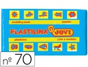 [70-12] PLASTILINA JOVI 70 AZUL CLARO -UNIDAD -TAMAÑO PEQUEÑO