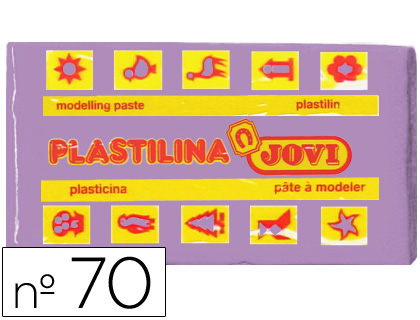 PLASTILINA JOVI 70 LILA -UNIDAD -TAMAÑO PEQUEÑO