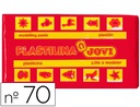 [70-05] PLASTILINA JOVI 70 ROJO -UNIDAD -TAMAÑO PEQUEÑO