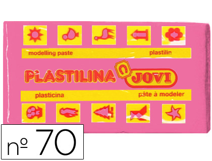 PLASTILINA JOVI 70 ROSA -UNIDAD -TAMAÑO PEQUEÑO