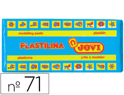 PLASTILINA JOVI 71 AZUL CLARO -UNIDAD -TAMAÑO MEDIANO