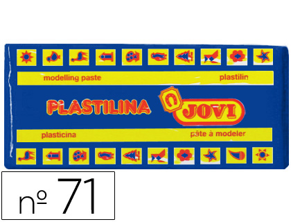 PLASTILINA JOVI 71 AZUL OSCURO -UNIDAD -TAMAÑO MEDIANO