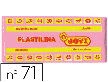 PLASTILINA JOVI 71 ROSA -UNIDAD -TAMAÑO MEDIANO