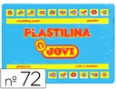 [72-12] PLASTILINA JOVI 72 AZUL CLARO -UNIDAD -TAMAÑO GRANDE