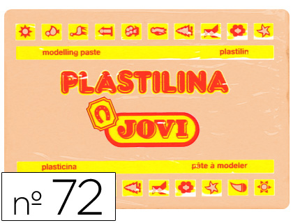 PLASTILINA JOVI 72 CARNE -UNIDAD -TAMAÑO GRANDE