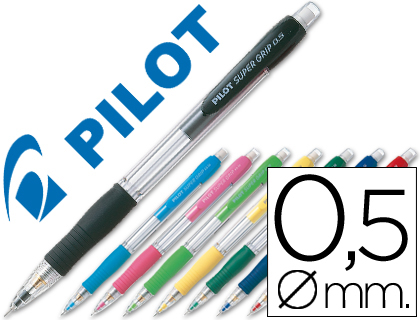 PORTAMINAS PILOT SUPER GRIP 0,5 MM -UNIDAD