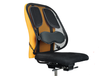 RESPALDO ERGONOMICO FELLOWES MESH PROFESSIONAL APOYO LUMBAR COMPLETO AJUSTABLE VERTICALMENTE