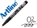 [EK-282 NE] ROTULADOR ARTLINE CALIBRADO MICROMETRICO NEGRO COMIC PEN EK-282 PUNTA POLIACETAL 0,2 MM RESISTENTE AL AGUA