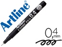 [EK-284 NE] ROTULADOR ARTLINE CALIBRADO MICROMETRICO NEGRO COMIC PEN EK-284 PUNTA POLIACETAL 0,4 MM RESISTENTE AL AGUA