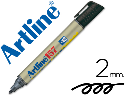 ROTULADOR ARTLINE PIZARRA EK-157 NEGRO -PUNTA REDONDA 2 MM