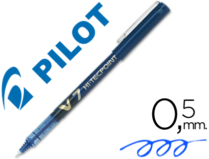 ROTULADOR PILOT PUNTA AGUJA V-7 AZUL 0.7 MM