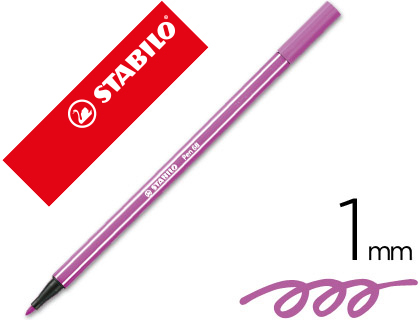 ROTULADOR STABILO PEN 68 LILA 1 MM