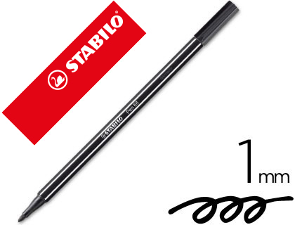 ROTULADOR STABILO PEN 68 NEGRO 1 MM