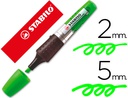 [71/33] ROTULADOR STABILO BOSS LUMINATOR VERDE TINTA LIQUIDA