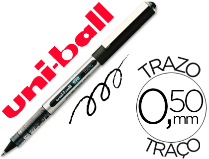 ROTULADOR UNI-BALL ROLLER UB-150 MICRO EYE NEGRO 0,5 MM -UNIDAD