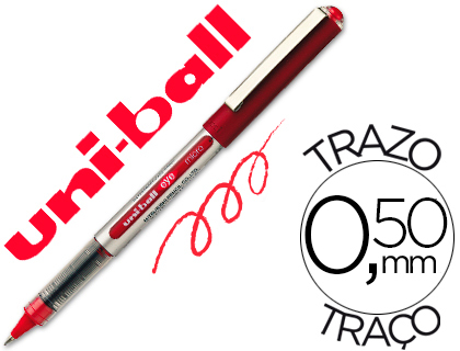 ROTULADOR UNI-BALL ROLLER UB-150 MICRO EYE ROJO 0,5 MM -UNIDAD