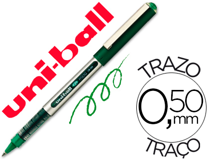 ROTULADOR UNI-BALL ROLLER UB-150 MICRO EYE VERDE 0,5 MM -UNIDAD