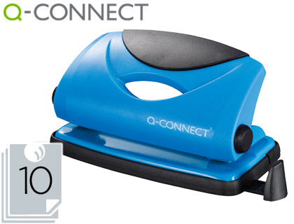 TALADRADOR Q-CONNECT KF02153 AZUL -ABERTURA 1 MM -CAPACIDAD 10 HOJAS