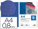 [TE09] TAPA ENCUADERNACION LIDERPAPEL POLIPROPILENO A4 0.8MM AZUL OPACO PAQUETE DE 50UNIDADES